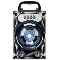 B16黑色蓝牙版[配USB充电线] 无线蓝牙小音箱k歌户外家用低音炮手机插卡迷你手提音响广场舞