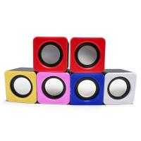 S01普通款(颜色随机发) USB电源迷你小音响电脑小喇叭音箱手机低音炮笔记本台式有线音响