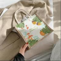 图案一TT1350 高档刺绣小熊帆布包女单肩大容量韩版百搭卡通单肩挎包手提包女包