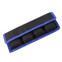 蓝色 相机电池卡包单反相机锂电收纳袋数据线SD内存卡电池盒电池保护袋