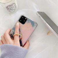 金箔白色六边形+指环_ 苹果 13Promax iPhone13pro手机壳12高档铂金滴胶8plus防摔xr支架适