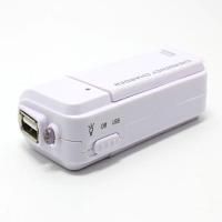 白色 移动电源盒手机USB应急充电器AA2节5号电池盒充电宝手机电源移动