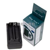 18650双槽充 18650锂电池3.7V充电器 带线双充双槽座充头灯手电筒小风扇电池