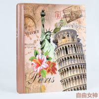 复古-比萨斜塔 20张/40面:单本 回忆录DIY粘贴式相册本插页式拍立得情侣手工家庭覆膜纪念册礼物