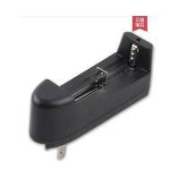 充电器 18650锂电池3.7V电筒大容量可充电平头动力小风扇强光手电电芯