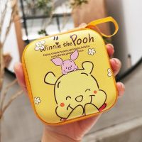 维尼熊小号收纳盒 数据线收纳包充电器便携袋可爱卡通移动电源硬盘U盘耳机线收纳盒