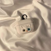 1/2代耳机套 纯色壳 赵露思同款皮质猫airpods1/2代耳机套苹果无线蓝牙耳机三代女3软