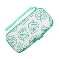 switch lite 收纳包 适用任天堂switch oled收纳包动森主题绿叶保护套ns游戏机包收纳