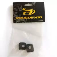 胶片两颗 快拆坐管夹垫片坐管夹胶片胶皮山地车座管夹垫片快拆卡扣垫片铜片