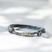 山盟 简装 夜光手链情侣手链情侣手环情侣手链一男一女情侣手链一对绳子手链