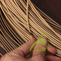 三色混色圆藤实心3mm 编织 藤椅修补家具材料pe仿藤diy果篮手工课材料塑料条编织带胶条