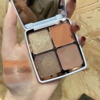 01#撒哈拉沙漠 大地色眼影闪粉珠光防水亮片平价学生小众品牌四色眼影盘ins超火
