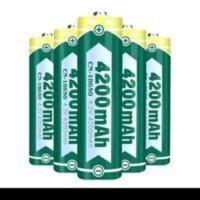 圣菲火led强光手电筒头灯18650锂电池3.7伏大容量4200mAh锂可充电 圣菲火led强光手电筒头灯18650锂电