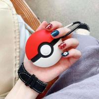 精灵球 漫步者MINIbuds冇心 卡通精灵球漫步者MINIbuds冇心蓝牙耳机保护套声迈X3充电盒防摔软