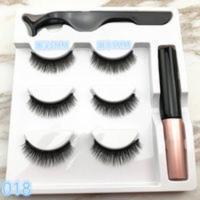 018吸铁石纤长自吸 018吸铁石纤长自吸眼睫毛自然短款浓密眼线液5磁铁磁石磁力假睫毛