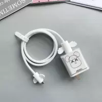 [暴力熊/天使款] 华为66W荣耀60/50/P50数据线保护套nova8 pro充电器缠绕线magic3