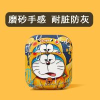 磨砂手感无耳-油彩-忧愁叮当猫 Airpods1/2[通用] airpods苹果耳机保护套3代硅胶pro盒适用磨砂手感无