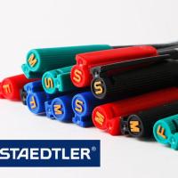 313S蓝色 STAEDTLER施德楼记号笔313 317 318CD光盘笔菲林笔油性防水记号笔