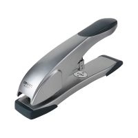 订60张(0391)银色 得力订书机重型大号加厚订书器长臂省力大码厚层办公钉书机装订机