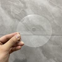 亚克力光盘1个 diy咕盘装饰透明亚克力光盘创意追星手工拼贴爱豆周边CD盘专辑盒