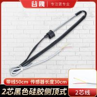 侧顶装-黑硅胶2芯传感器 带半米线 太阳能传感器2芯4芯通用性水温水位探头热水器控制器仪表配件大全