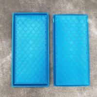 9寸蓝色机插盘 50g/张 100张 9寸机插育秧盘水稻育苗盘7寸秧苗盘谷种稻秧盘插秧机插秧平盘软盘