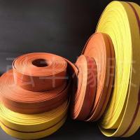 25x3 帆布传动带平皮带耐磨工业橡胶带提升机带黄色帆布平胶带传送带