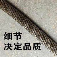涂油钢芯钢丝绳[6毫米] 长度10米 6mm防旋转钢丝绳涂油微型电动葫芦专用钢丝绳吊机涂油钢芯绳索