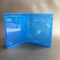 蓝光单盒 2个 蓝光盒DVD光碟单片装盒光盘盒cd盒双片蓝光盒子蓝色光碟盒可插页