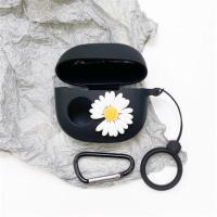黑色+小雏菊+绳圈 适用漫步者冇心TO-U2联名款蓝牙耳机保护套tou2卡通可爱充电盒壳