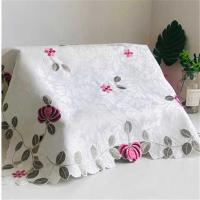 贡缎布料绣花--618款 56*56cm(小号盖巾) (点钞机验钞机防尘罩通用配件专用无纺布迷你小型家用办公便携