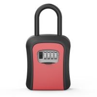 红色G7大款(合金面板+塑料盒体) 密码锁钥匙盒免安装悬挂式金属钥匙盒装修公司民宿钥匙保管箱订制