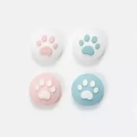 猫爪摇杆帽 粉蓝色01型 极想 任天堂switch猫爪摇杆套 joycon摇杆帽NS保护套按键帽lite