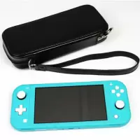 黑色 22.5 *10.5 * 4 cm 任天堂switch收纳包NS游戏机保护包 lite配件盒防摔 便携保护皮套