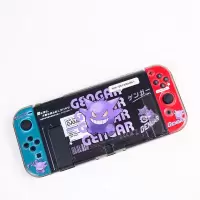 续航NS[耿鬼]透黑色 switch软壳[单壳无赠品] 卡通耿鬼适用任天堂switch oled保护壳透黑磨砂NS分体套