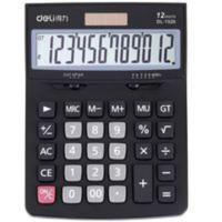 得力1520A桌面型 得力1520A桌面型计算器太阳能钮扣电池双电源自动关机计算机