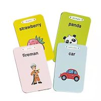 随机卡片4张(不含卡片机) 充电款+卡机质保一年 充电式儿童早教卡片机1-6岁幼儿双语有声认知识字益智玩具学习机3