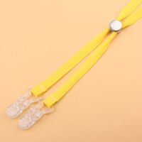 黄色 防风绳帽子专用夹子帽绳渔夫帽防掉神器遮阳帽可拆卸可调节棉帽带