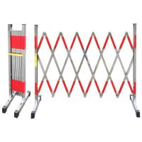 1.2米高2.5米长 不锈钢伸缩围栏学校商场户外施工加油站安全防护栏道路隔离栏栅栏