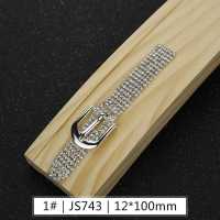 宽1.2厘米*长10厘米 DIY创意手缝钻带女衣服肩带爪钻链条皮带扣链鞋子装饰包包帽子链