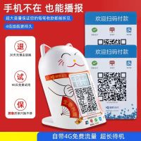 新款4G收款音箱+有营业执照+2贴码 支付宝微信收款播报器二维码收钱收款机到账语音提示音箱喇叭音响