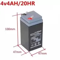 4V4.0AH普通款/无赠品 电子秤通用电池4V4AH/20HR电子秤电瓶电子称台秤铅酸蓄电池电瓶