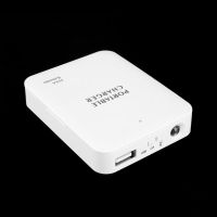 单应急充白色 手机应急充电盒子4节5号电池手机充电宝 USB 干电池户外应急充电