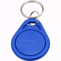 CUID蓝色(10个装) IC可反复擦写钥匙扣卡门禁卡电梯卡防火墙CUID FUID UFUID复制卡