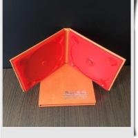 典藏双碟 10个 皮质木质光盘盒 光碟片盒典藏金碟婚庆盘套结婚礼DVD婚纱摄影CD壳