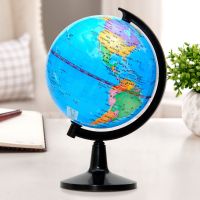 10.6cm塑底不带灯(无赠品) 天屿大中号高清魔幻ar地球仪带灯中小学生用教学款书桌家居摆设件