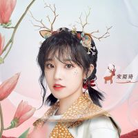 宋雨琦同款猫耳树枝发箍 宋雨琦同款鹿角发箍圣诞节发卡发饰装扮个性创意表演拍照饰品