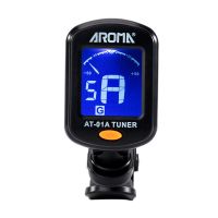 阿诺玛AT-01A黑色 调音器+1电池 阿诺玛AROMA吉他通用调音器