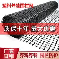 1米高5米长3厘米孔 1.0毫米厚3厘米孔 塑料养殖网养鸡养鸭围栏网隔离栅栏防护网玉米网圈地防护网网格