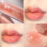 01#清新珊瑚 嘟嘟唇蜜水光唇膜透明微闪唇彩男女学生唇釉丰盈水润玻璃晶莹唇膏